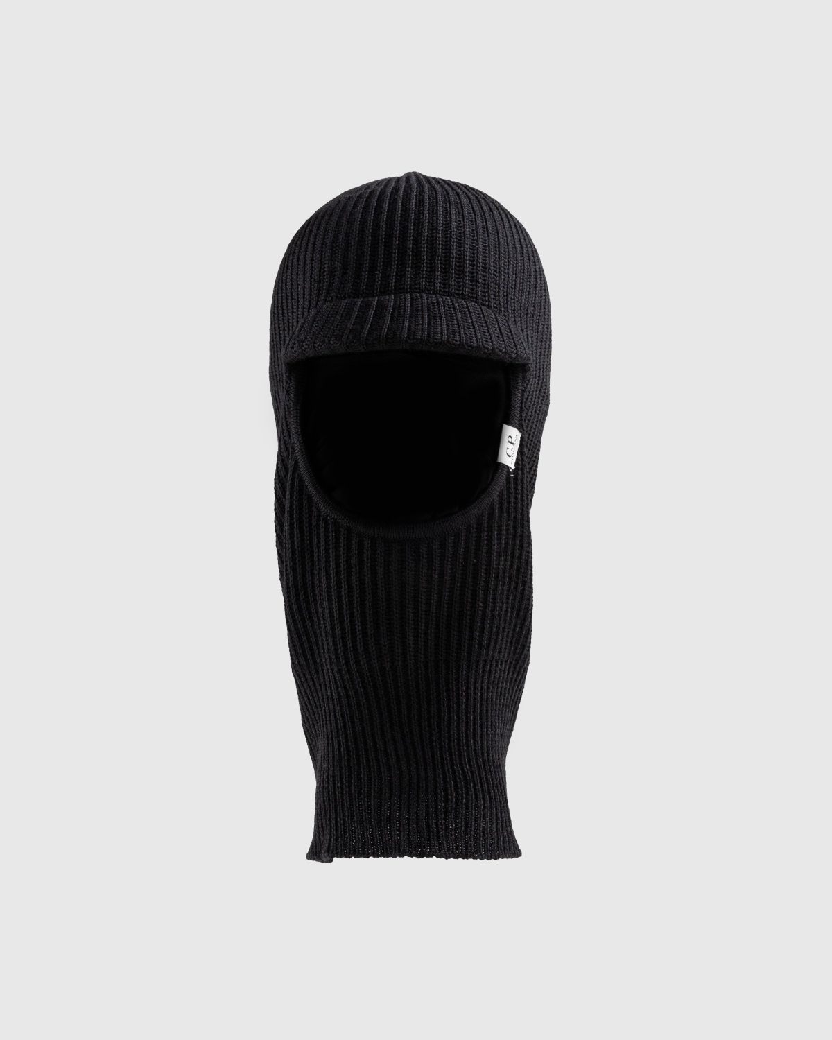 C.P. Company Rib Knit Wool Balaclava Black Highsnobiety Shop